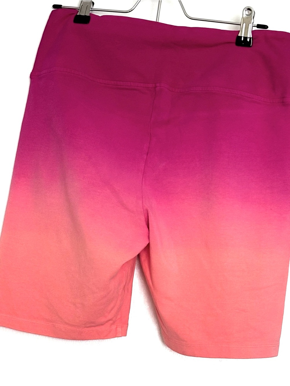 Lou & Grey Ombré Bike Shorts Orange Pink Size LP - Picture 2 of 4